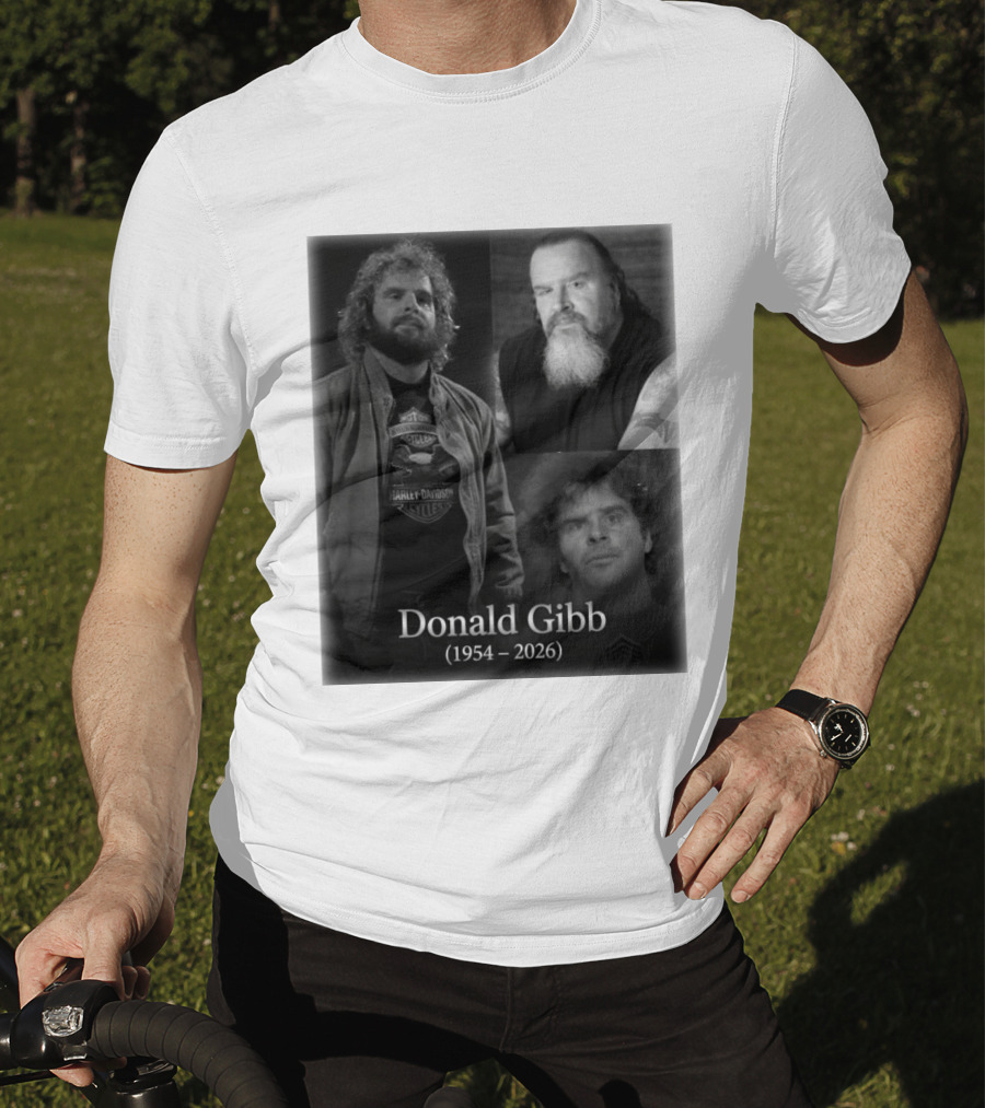 Donald Gibb 1954 2026 Harley Davidson T-Shirt