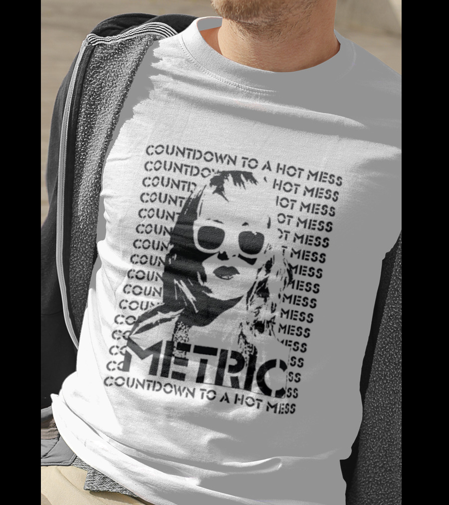 Metric Countdown To A Hot Mess Emily Haines T-Shirt