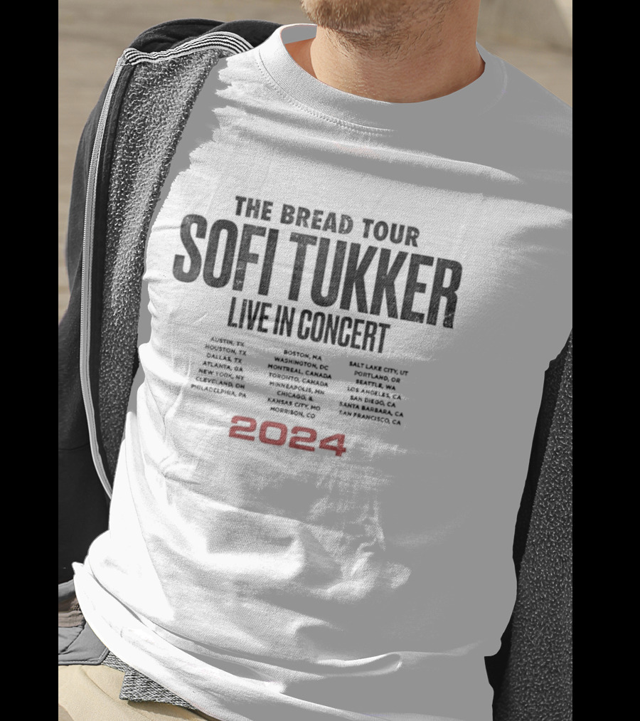 Sofi Tukker The Bread Tour 2024 Live In Concert Dates Cities Venues T-Shirt