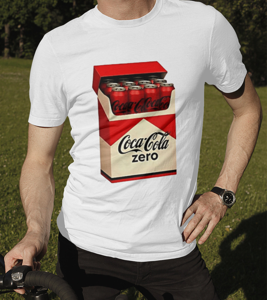 Coca Cola Zero Take The Edge Off Red Box Cans T-Shirt