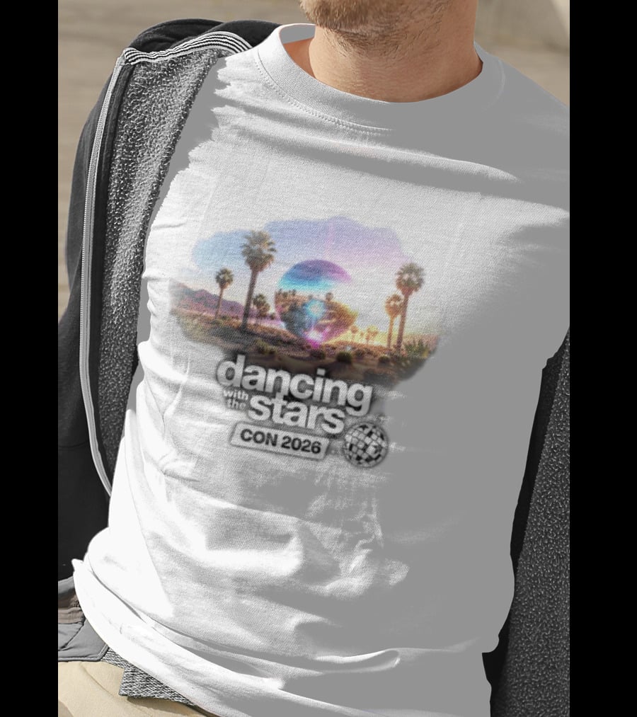 Dancing With The Stars Con 2026 Disco Desert Palm Oasis T-Shirt