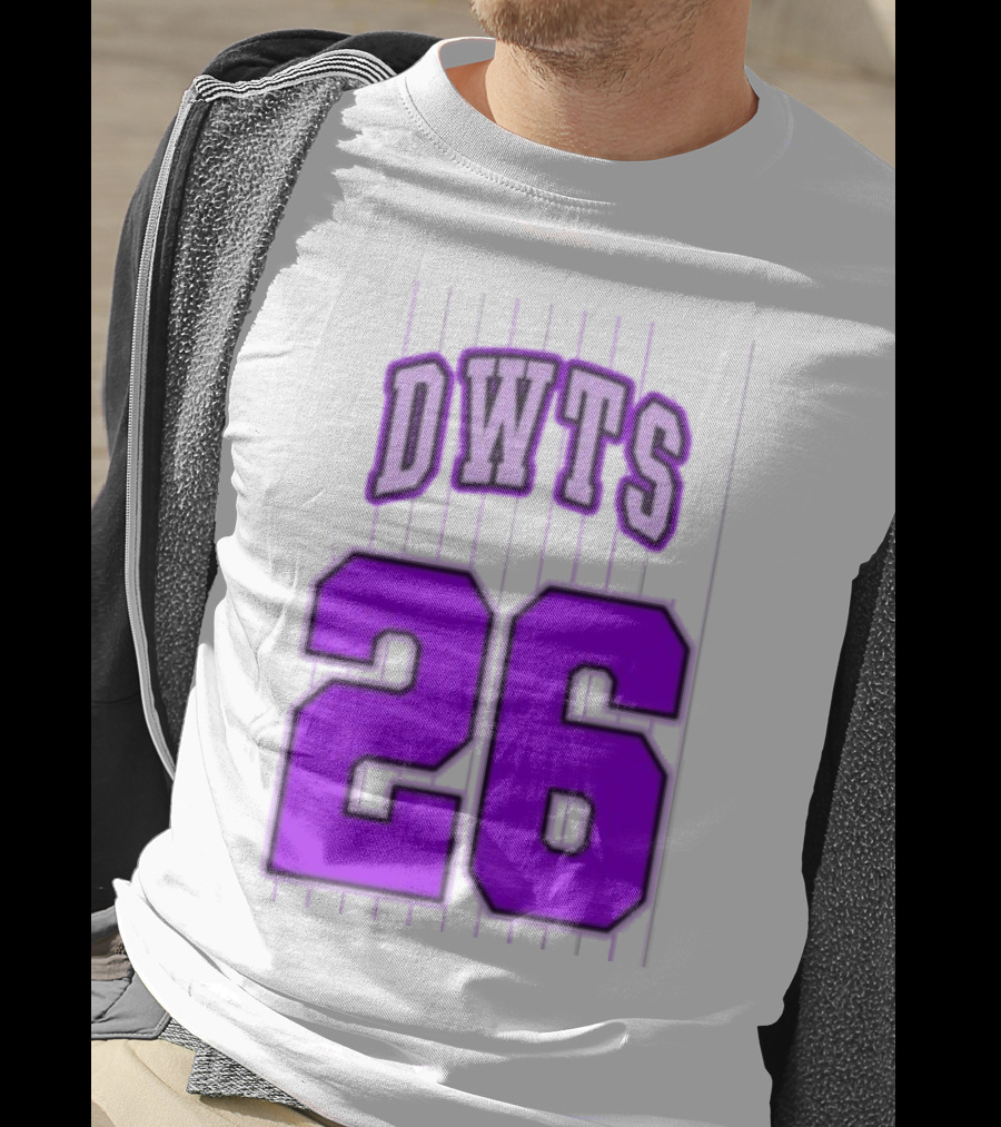 Dancing With The Stars DWTS Glitter Games 26 Jersey T-Shirt