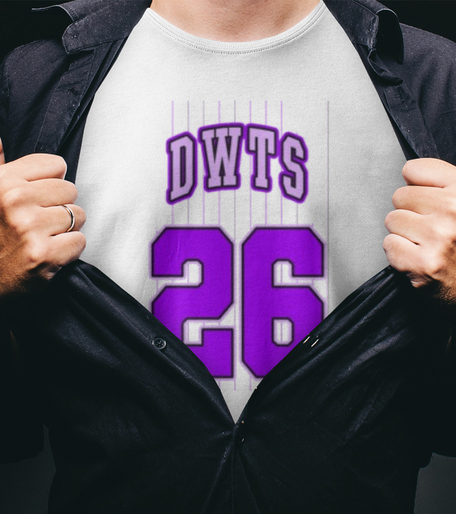 Dancing With The Stars DWTS Glitter Games 26 Jersey T-Shirt