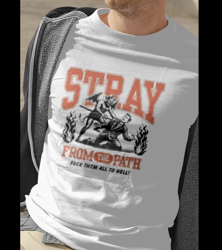 Stray From The Path Demon Figure Fuck Them All To Hell T-Shirt
