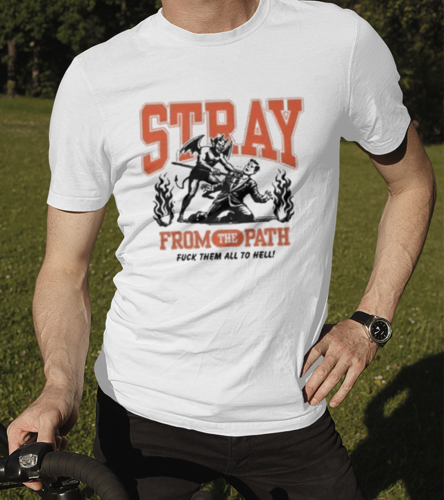 Stray From The Path Demon Figure Fuck Them All To Hell T-Shirt