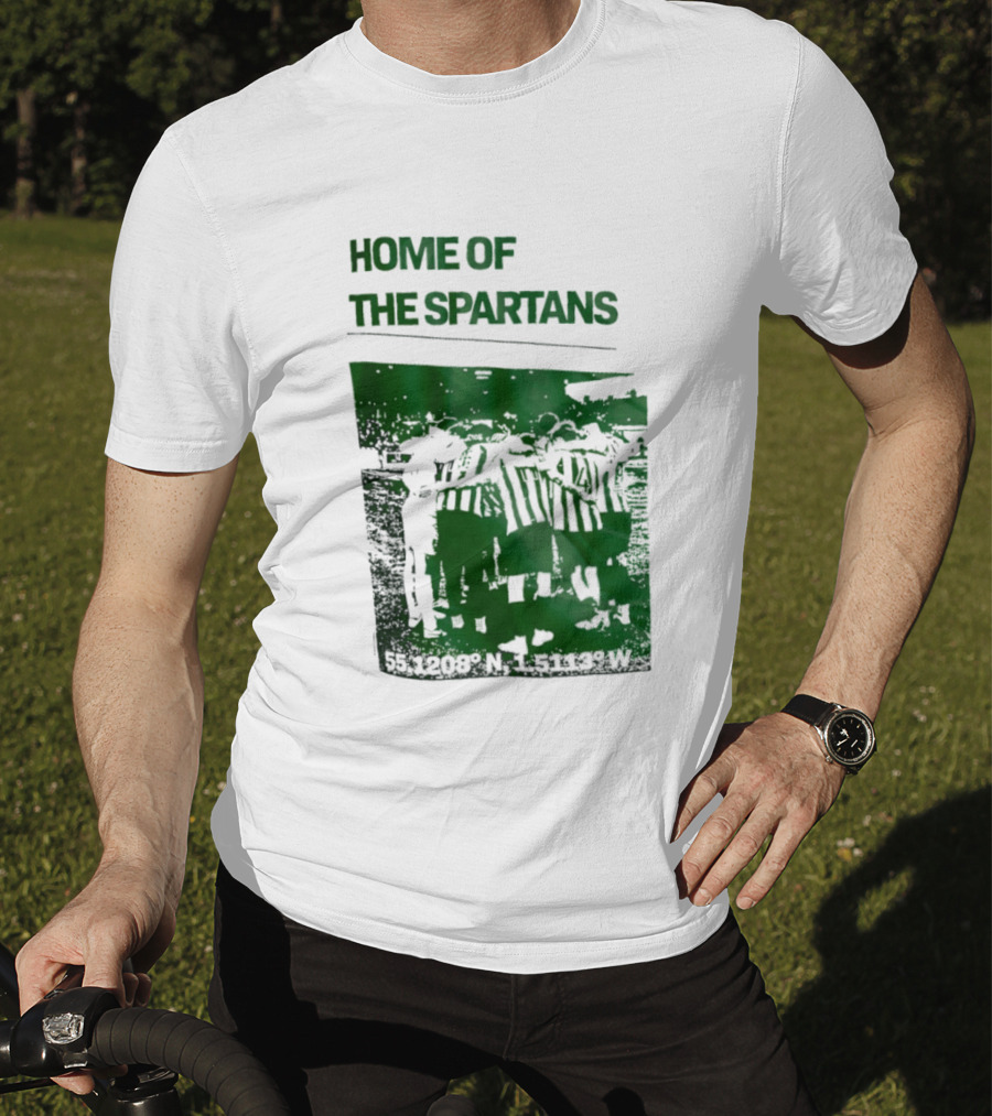 Home Of The Spartans 55.1208° N 15113° W T-Shirt