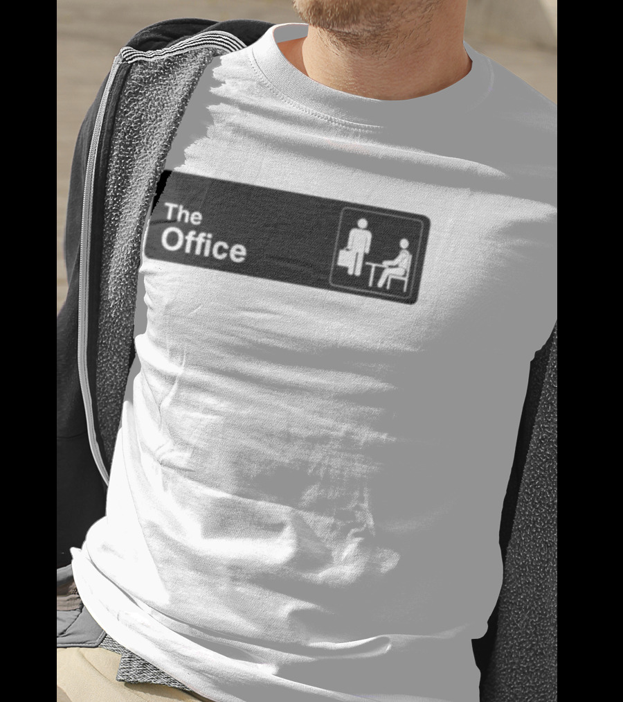 The Office TV Show Iconic Logo With Sitting And Standing Figures T-Shirt
