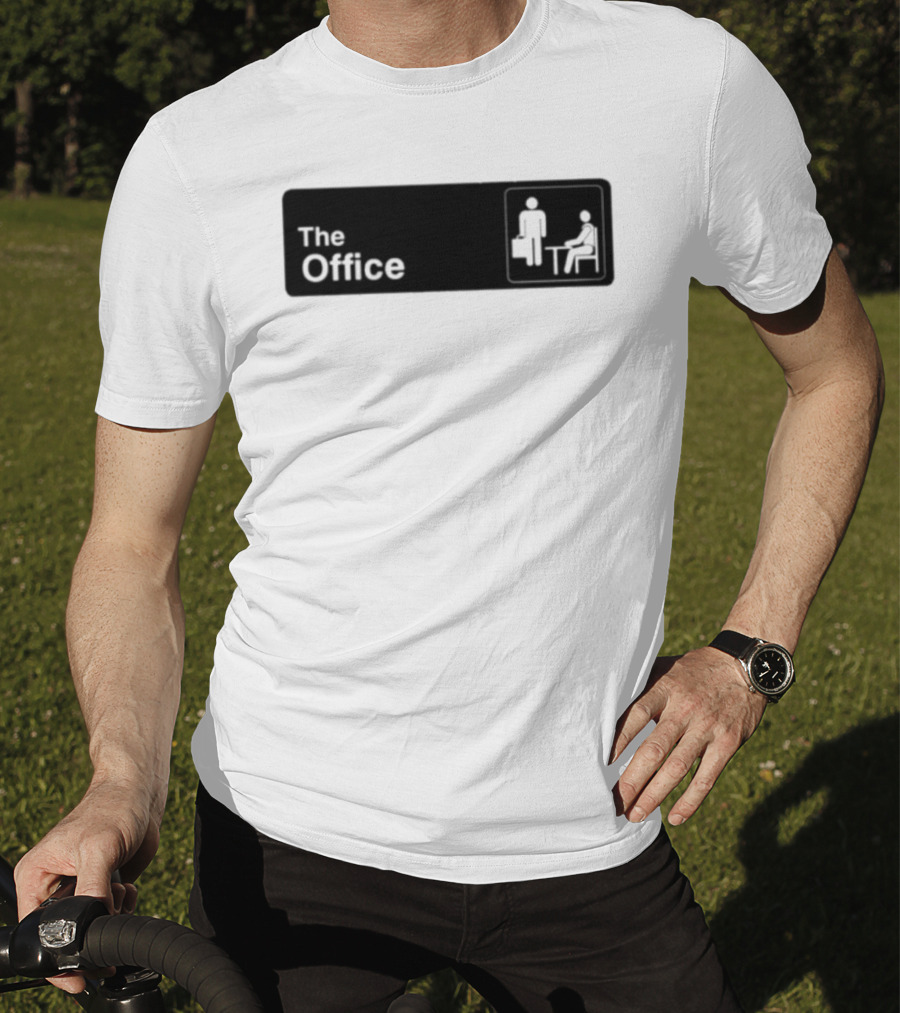 The Office TV Show Iconic Logo With Sitting And Standing Figures T-Shirt