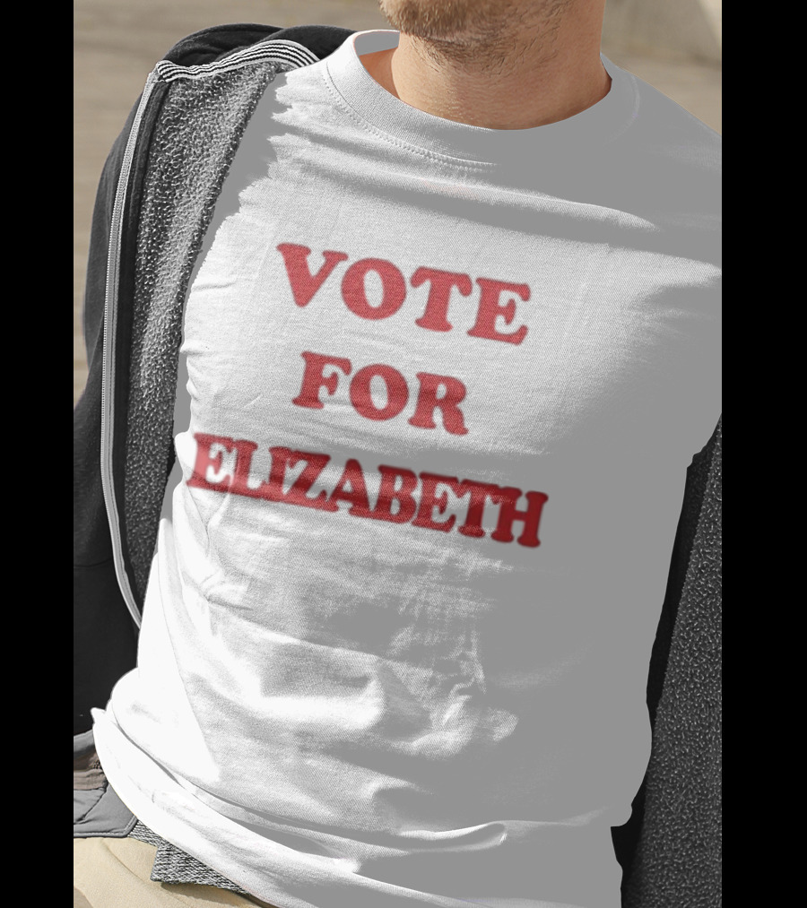 Vote For Elizabeth Bold Red T-Shirt