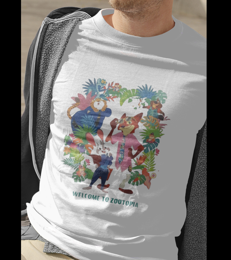Welcome To Zootopia Enjoy Our Pawpsicle Jungle Adventure Characters T-Shirt
