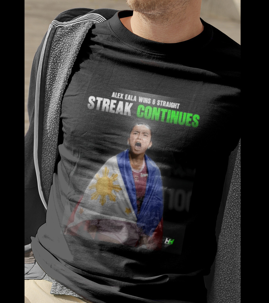 Alex Eala Wins 6 Straight Streak Continues Philippine Flag Tennis Victory T-Shirt