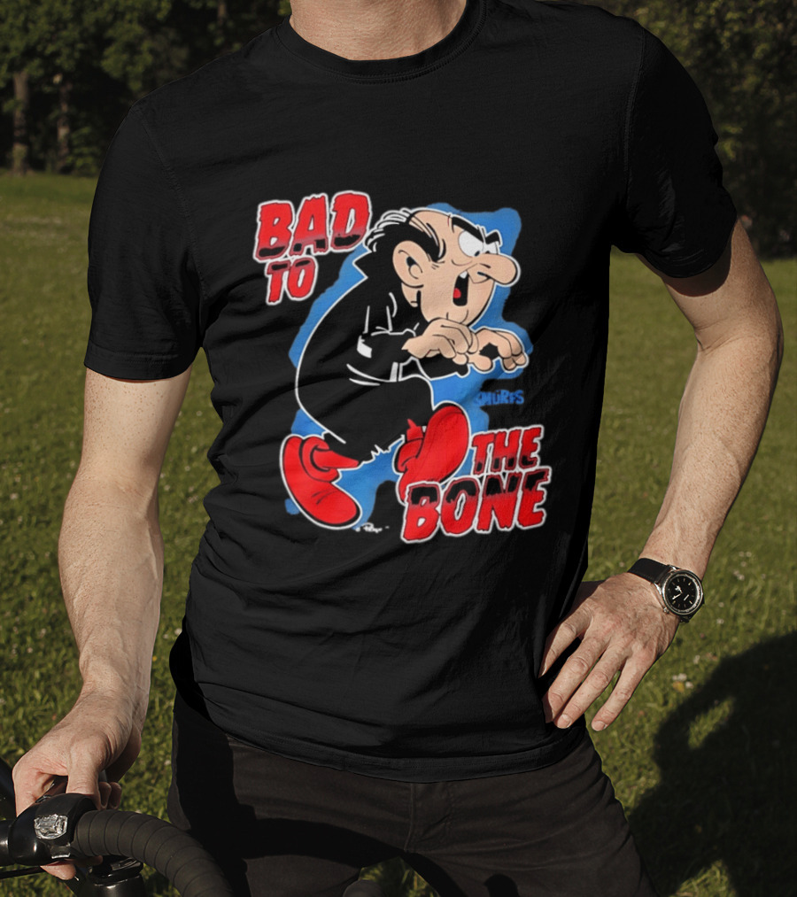 Gargamel Bad To The Bone Smurfs Cartoon Villain T-Shirt