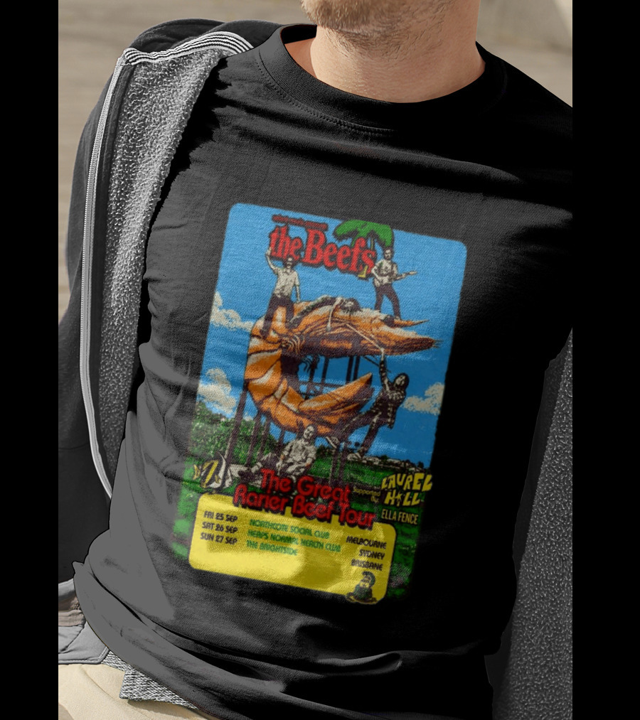 The Beefs 2026 The Great Rarier Beef Tour Melbourne Sydney Brisbane T-Shirt