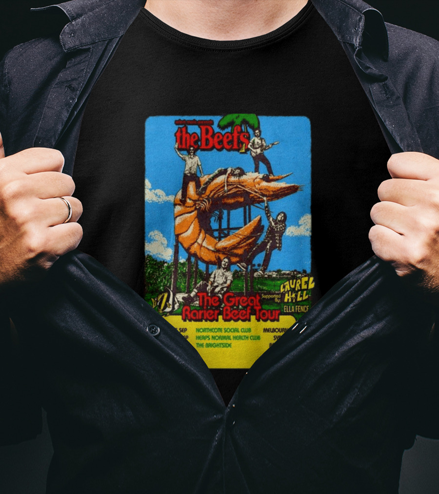 The Beefs 2026 The Great Rarier Beef Tour Melbourne Sydney Brisbane T-Shirt