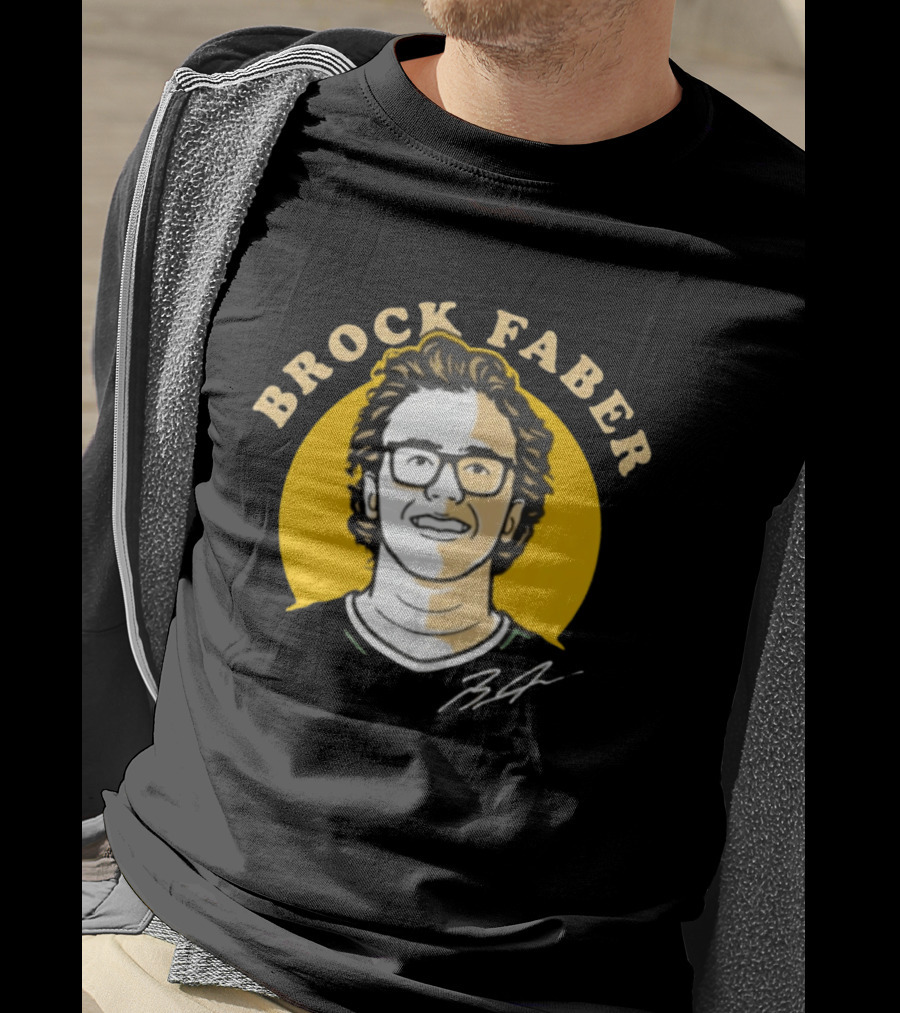 Brock Faber Minnesota Wild Comicstyle T-Shirt