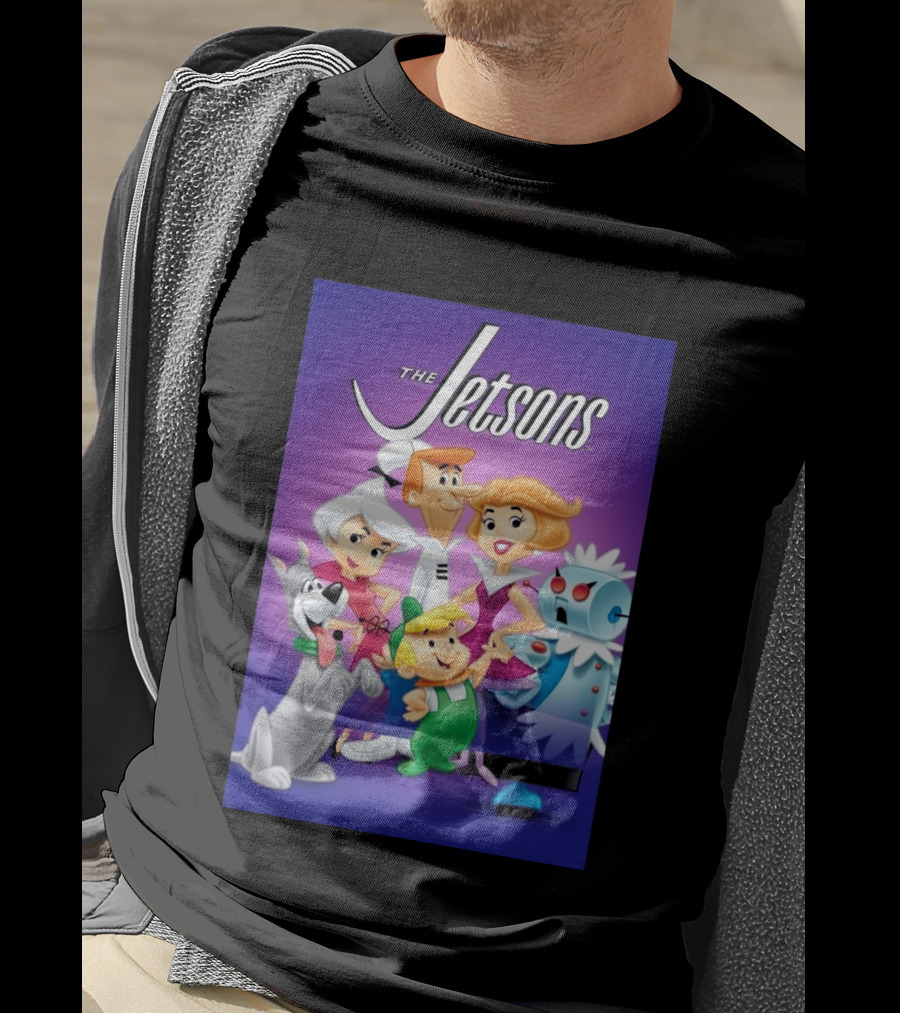 The Jetsons Family 2062 Animation Characters T-Shirt
