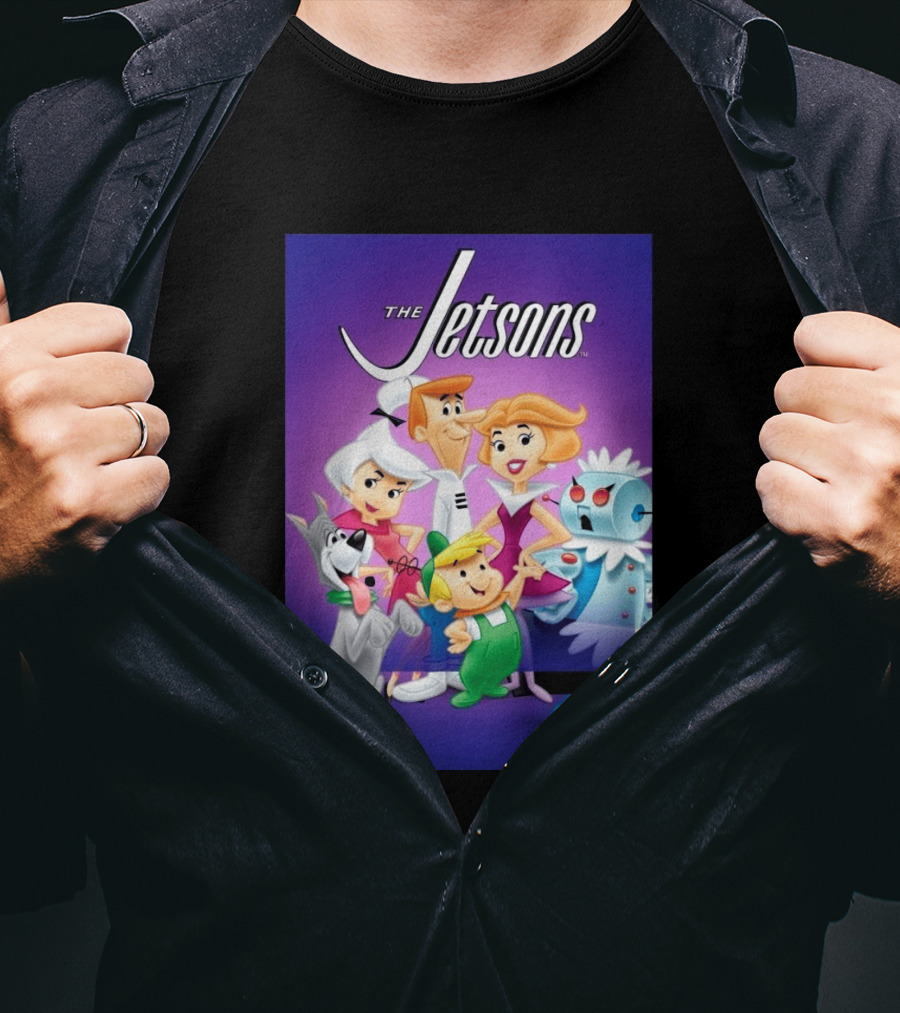 The Jetsons Family 2062 Animation Characters T-Shirt