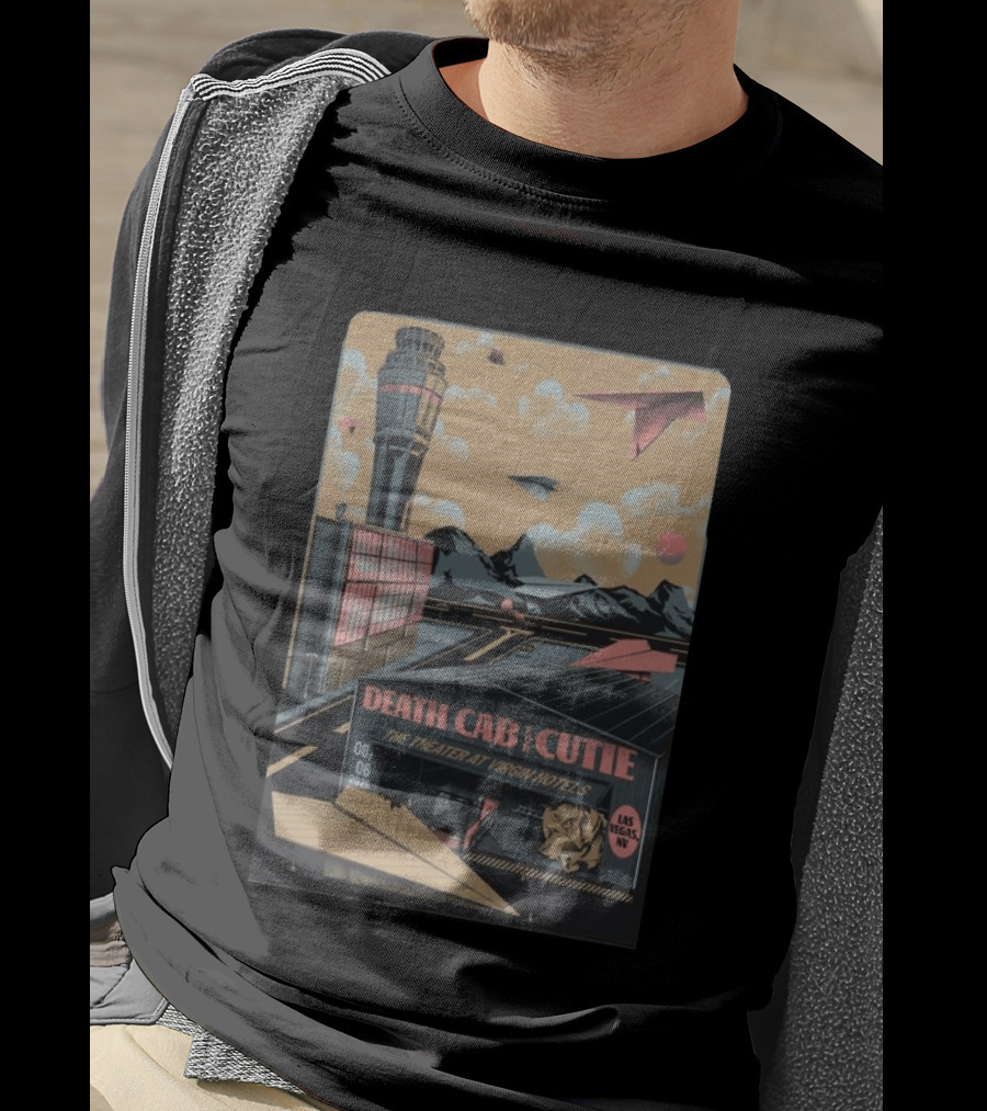 Death Cab For Cutie The Theater At Virgin Hotels Las Vegas NV August 6 2026 T-Shirt