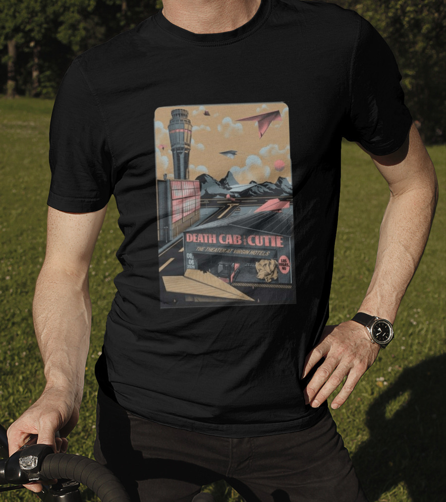Death Cab For Cutie The Theater At Virgin Hotels Las Vegas NV August 6 2026 T-Shirt