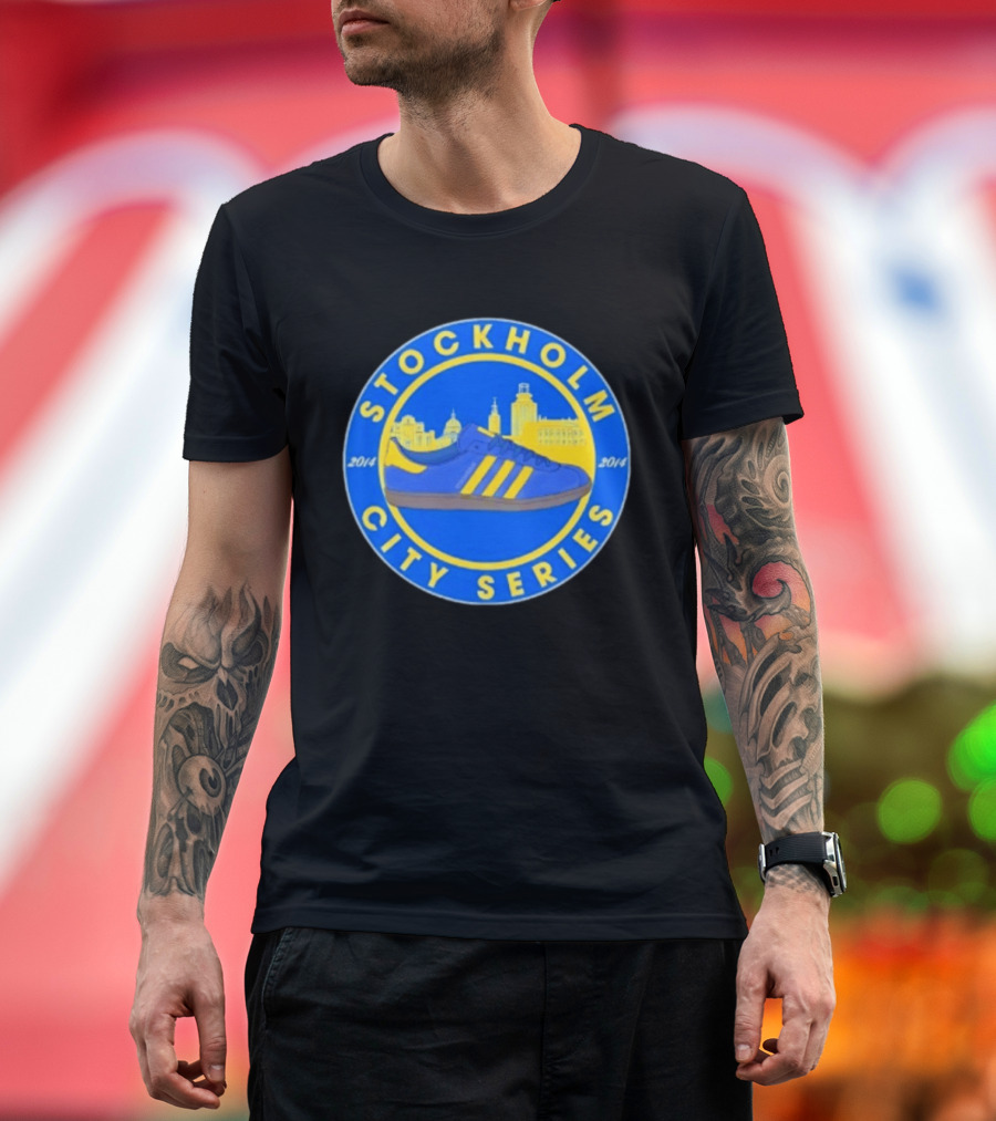 Stockholm City Series Adidas Sneaker 2014 Skyline T-Shirt