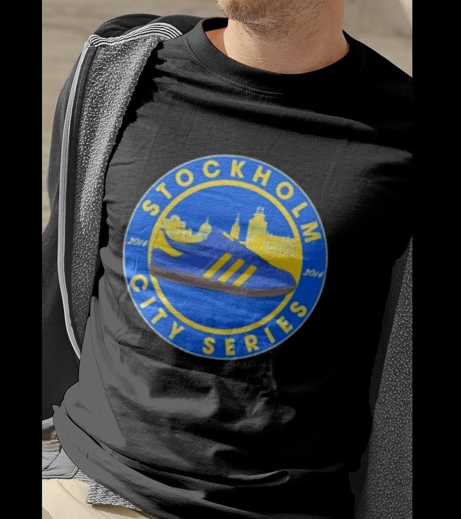 Stockholm City Series Adidas Sneaker 2014 Skyline T-Shirt