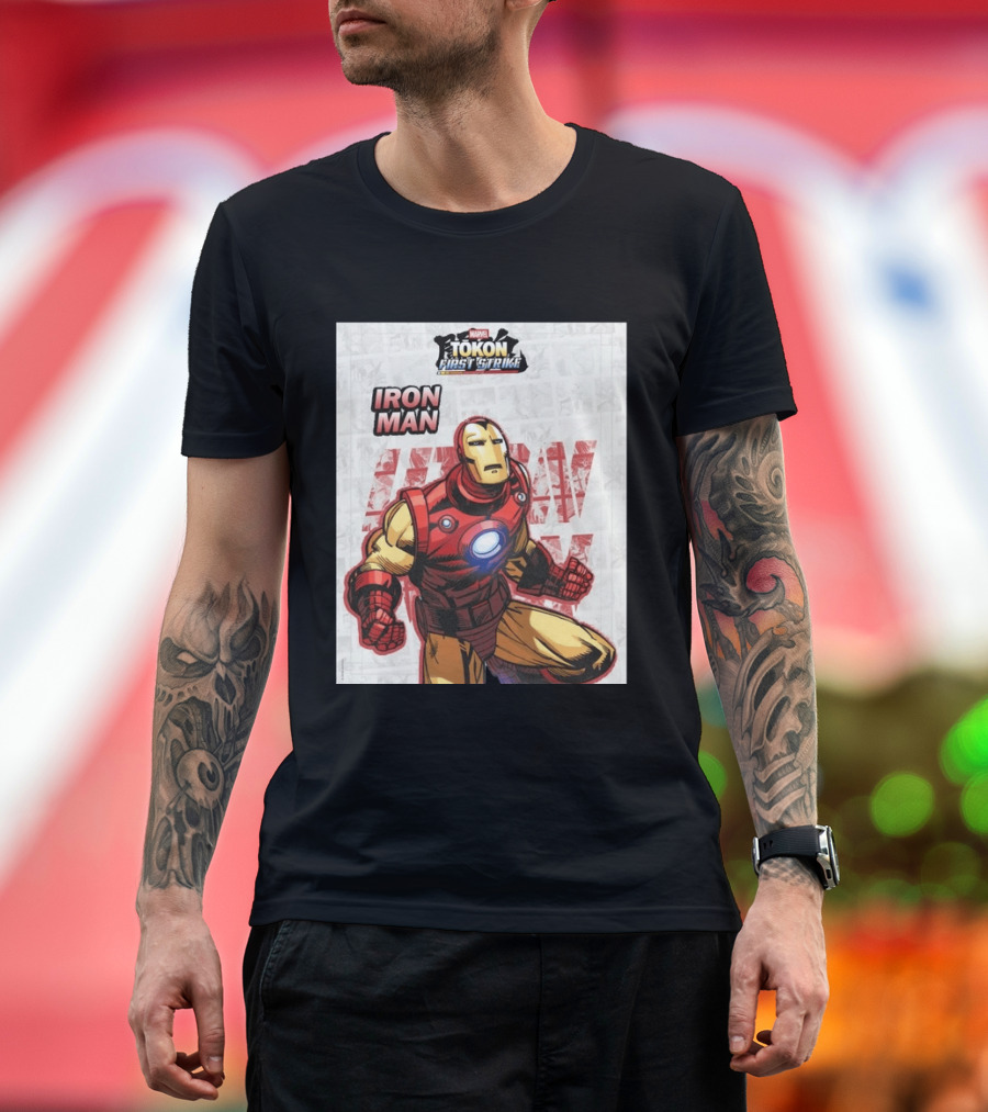 Marvel Tokon First Strike Iron Man Comic T-Shirt