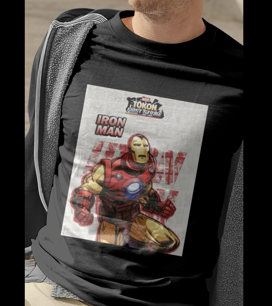 Marvel Tokon First Strike Iron Man Comic T-Shirt