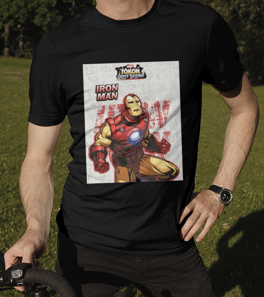 Marvel Tokon First Strike Iron Man Comic T-Shirt
