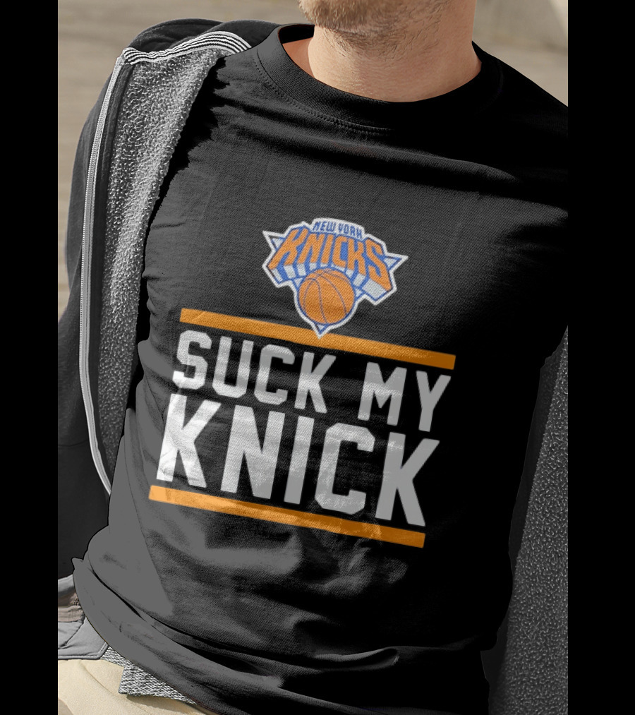 New York Knicks Suck My Knick NBA Basketball T-Shirt