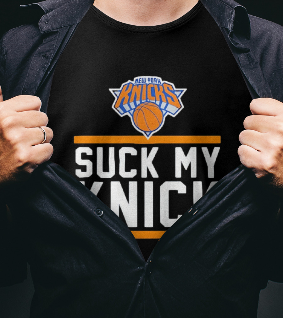 New York Knicks Suck My Knick NBA Basketball T-Shirt