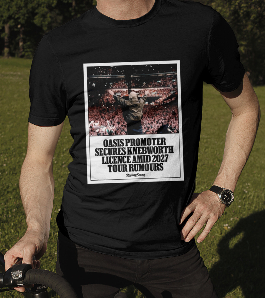 Rolling Stone Oasis Promoter Secures Knebworth Licence Amid 2027 Tour Rumours T-Shirt