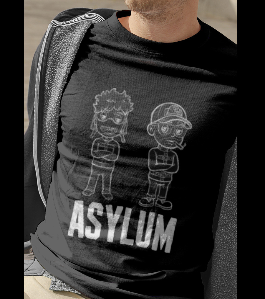 Asylum Remake Store Cartoon Characters T-Shirt