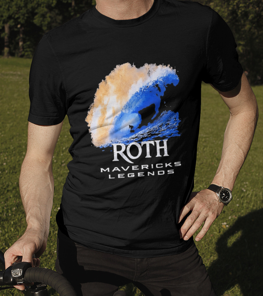 Roth Mavericks Legends Surfing Big Wave Iconography T-Shirt