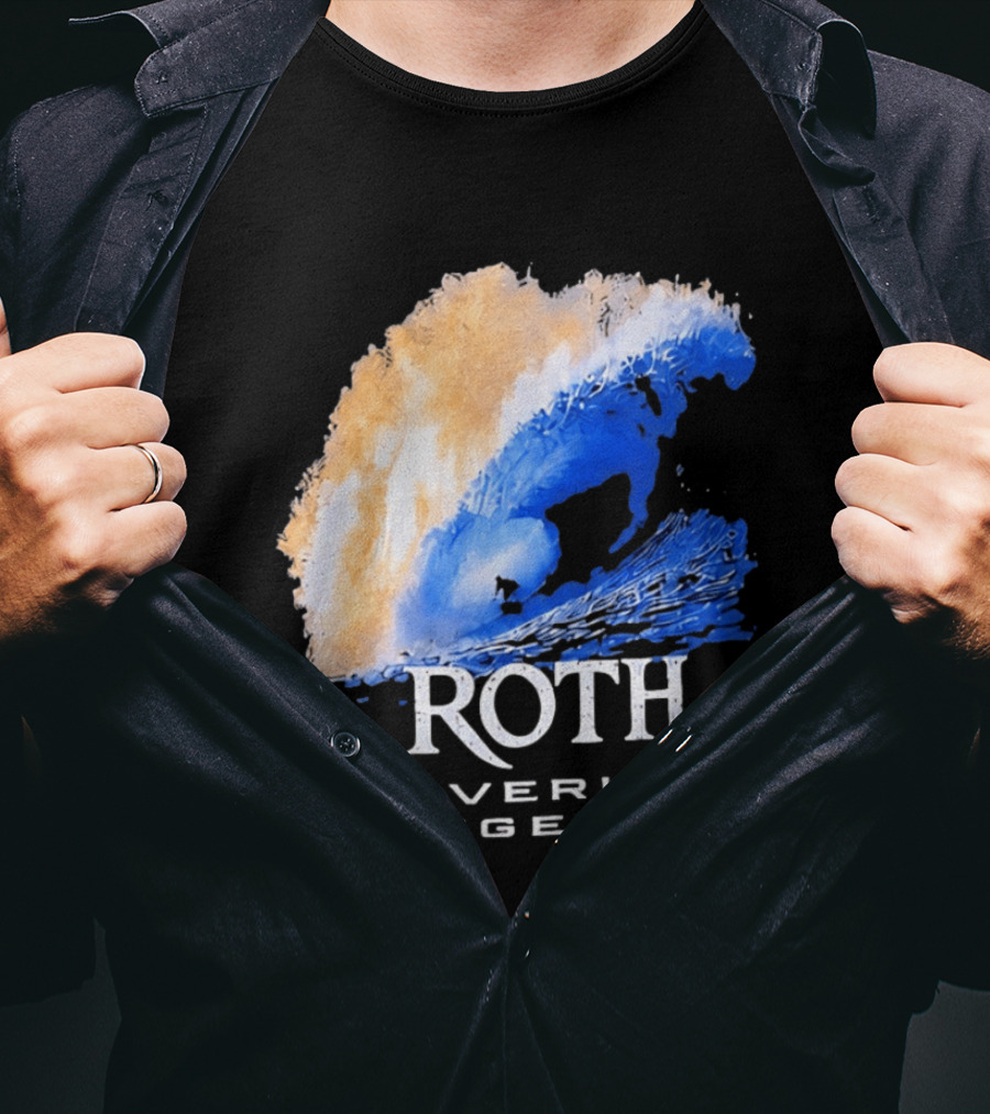 Roth Mavericks Legends Surfing Big Wave Iconography T-Shirt