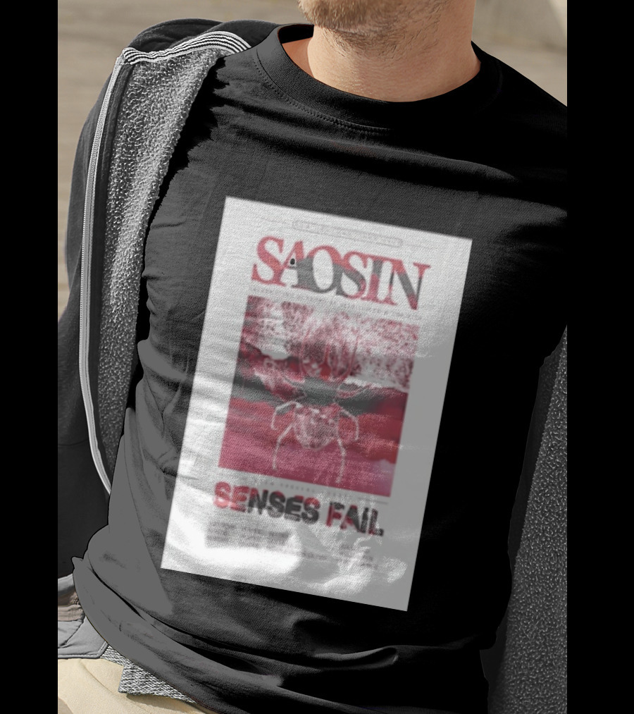 Saosin Sense Fail 2026 New Zealand Tour T-Shirt