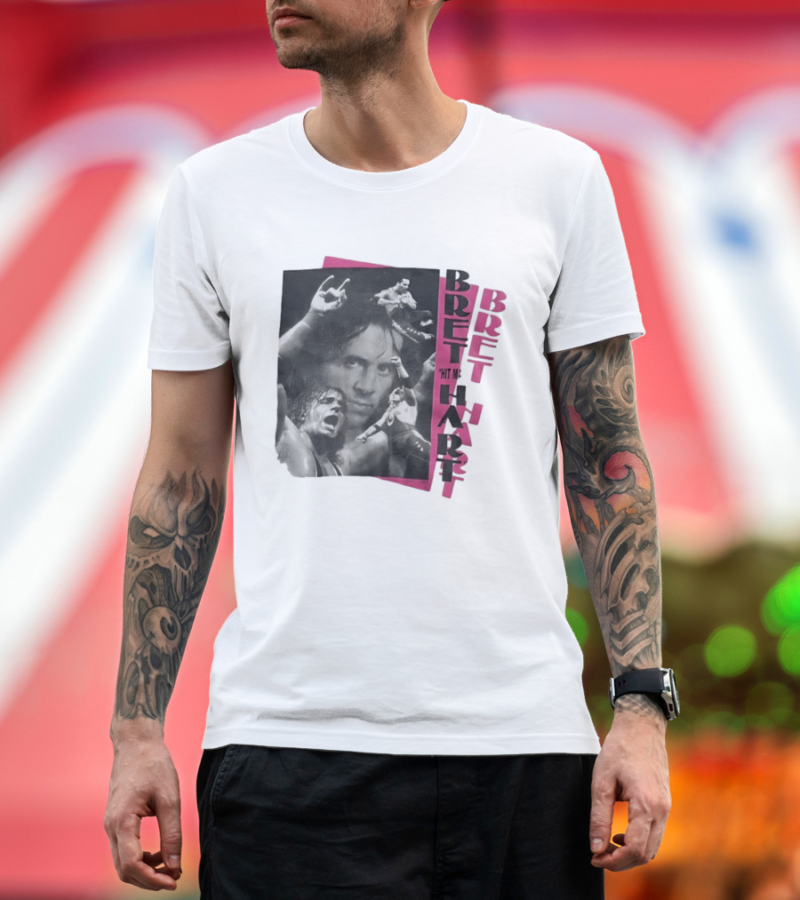 Bret Hit Man Hart WWF Wrestling Legend T-Shirt