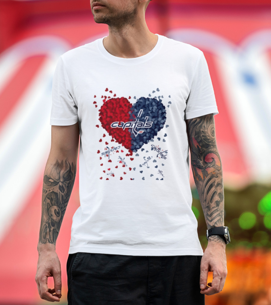 Original Capitals Heart Washington Hockey NHL 2026 T-Shirt
