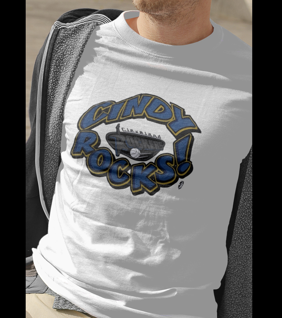 Cindy Rocks Cleveland Rockers Basketball T-Shirt