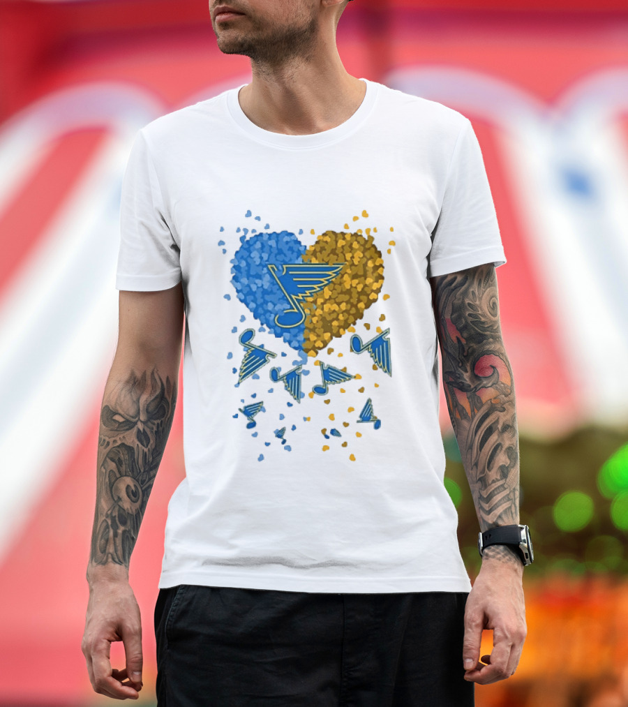 Classic St Louis Blues Heart NHL Hockey 2026 T-Shirt