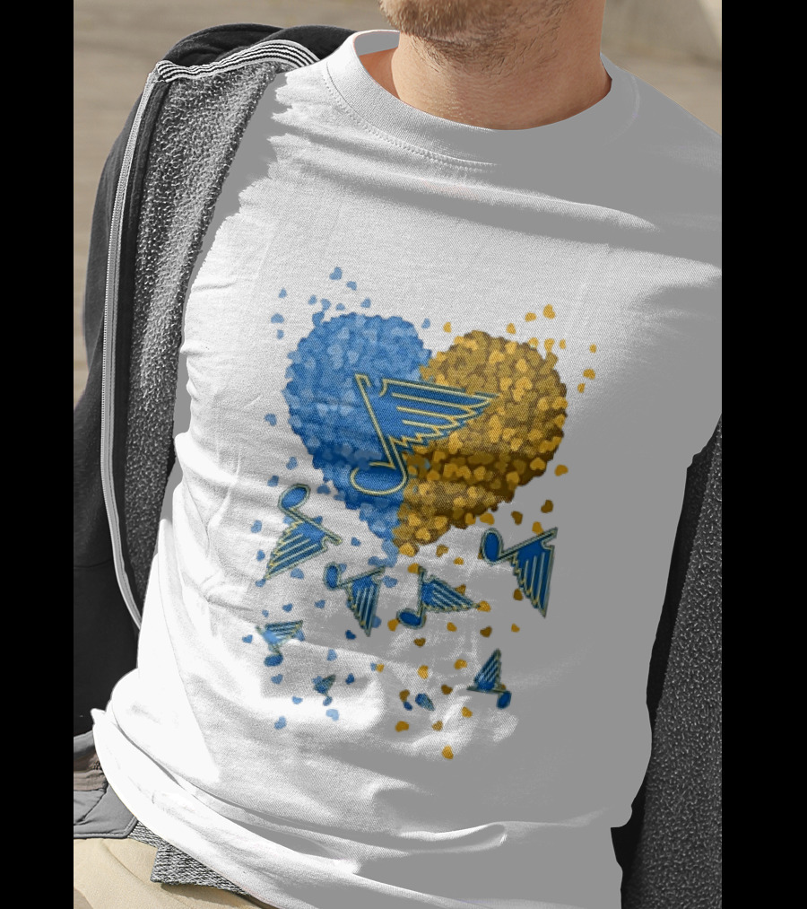 Classic St Louis Blues Heart NHL Hockey 2026 T-Shirt