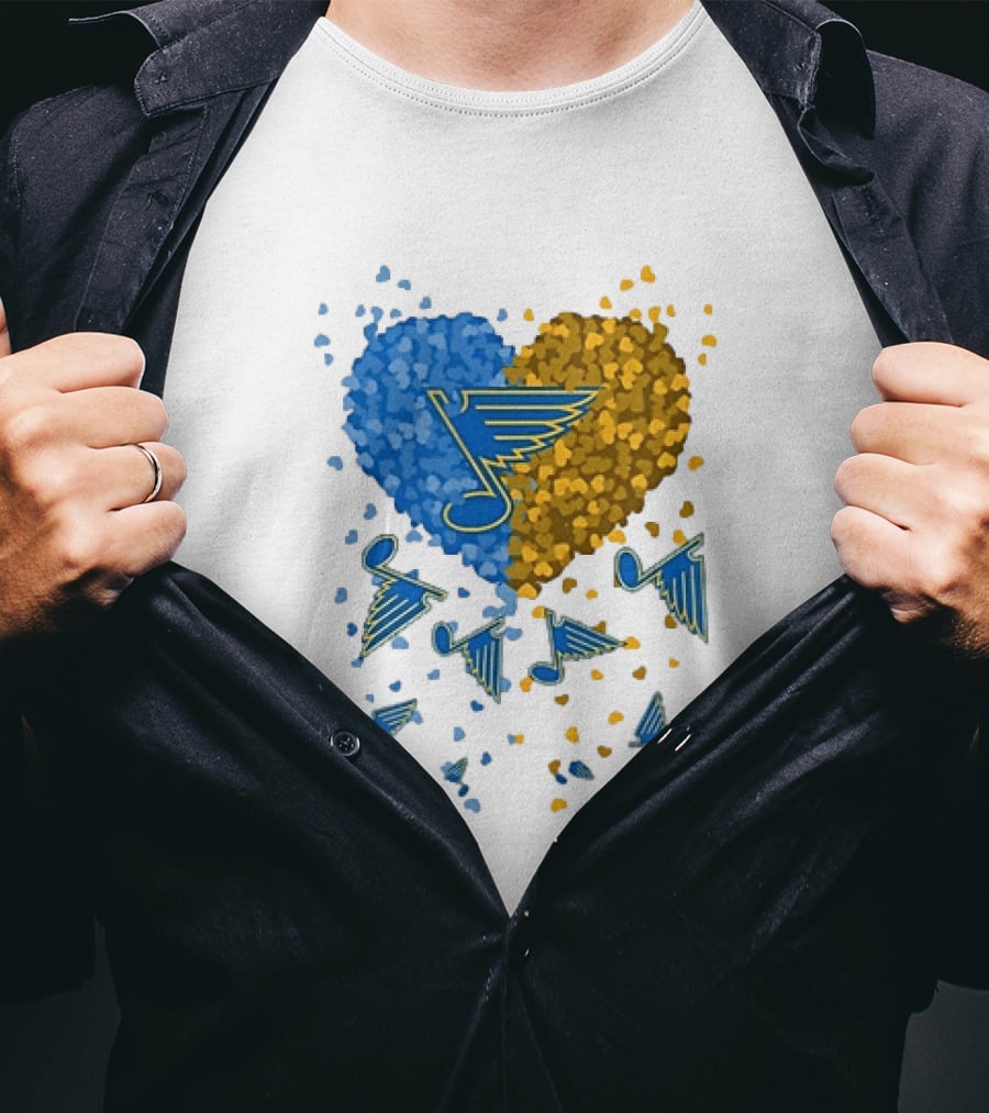 Classic St Louis Blues Heart NHL Hockey 2026 T-Shirt
