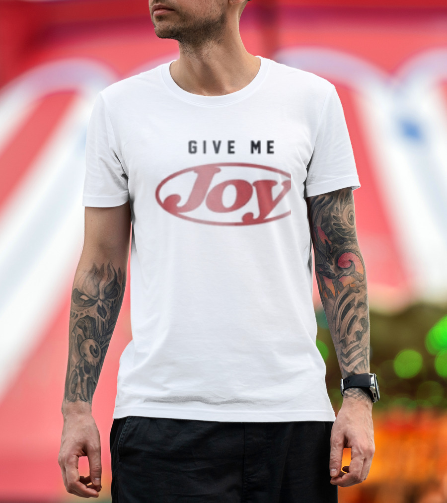 Elle Limebear Store Joy Give Me White T-Shirt