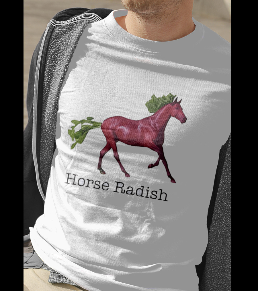 Horse Radish Vegetable Pun Humor T-Shirt