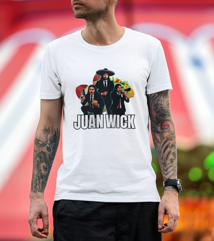 Juan Wick John Wick Taco Sombrero Mexican T-Shirt