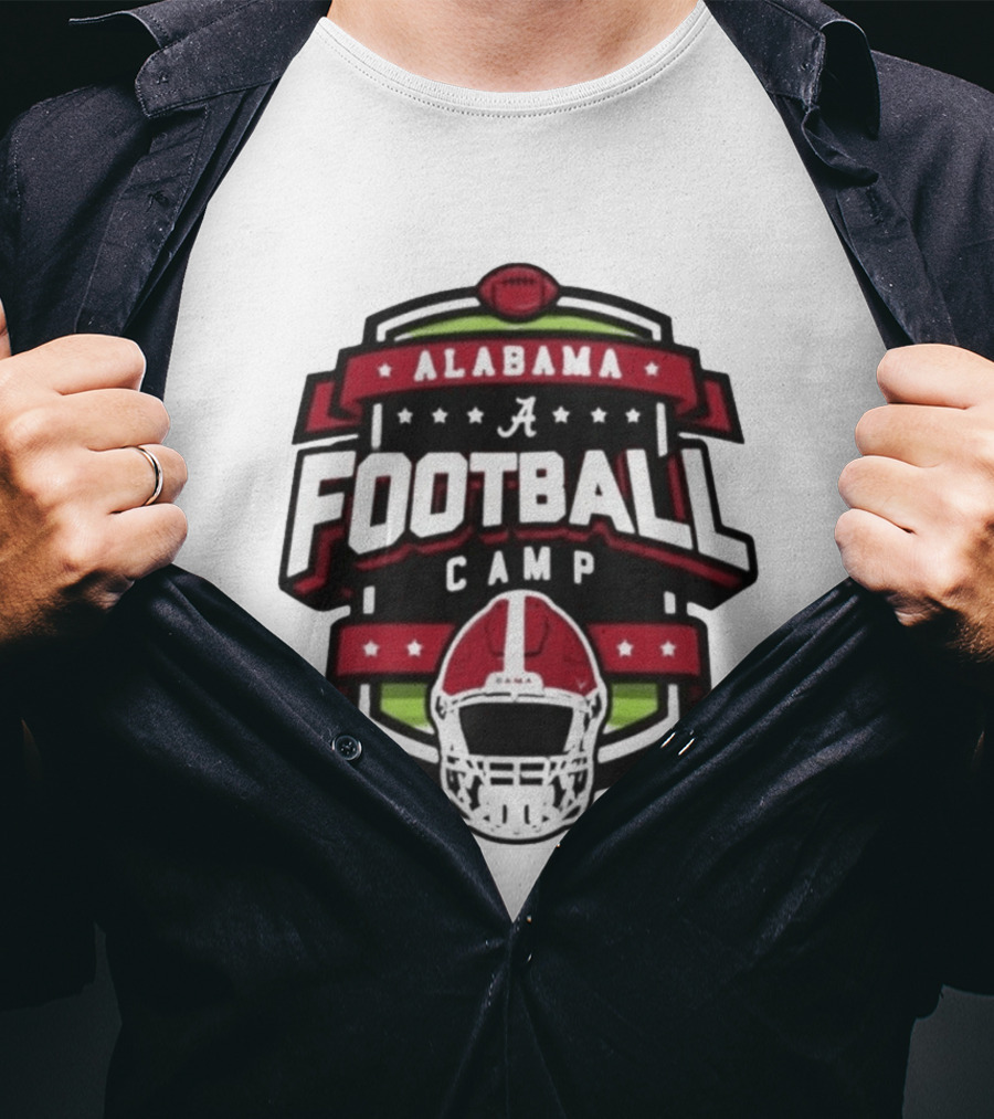 Kalen Deboer Alabama Football Camp Helmet T-Shirt