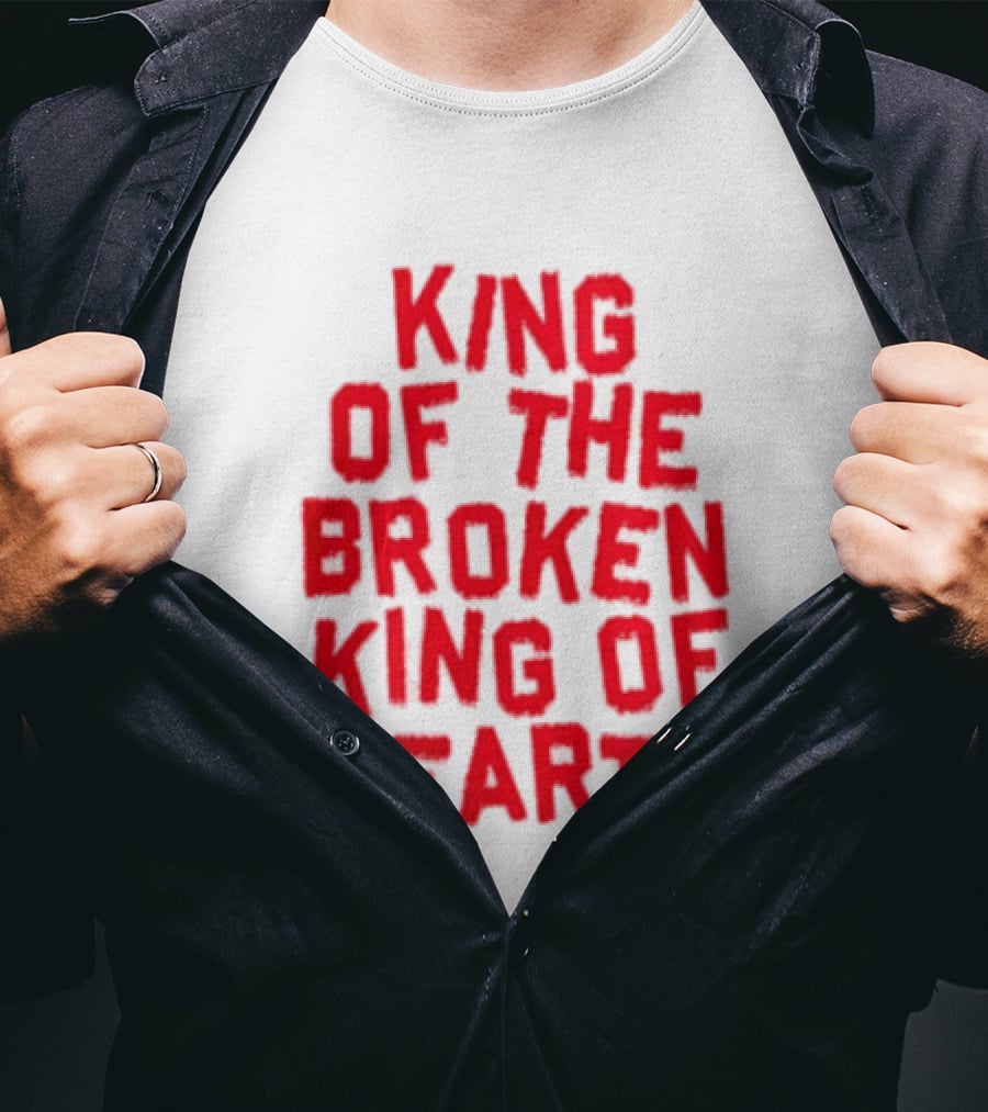 King Of The Broken King Of Hearts Bold Red T-Shirt