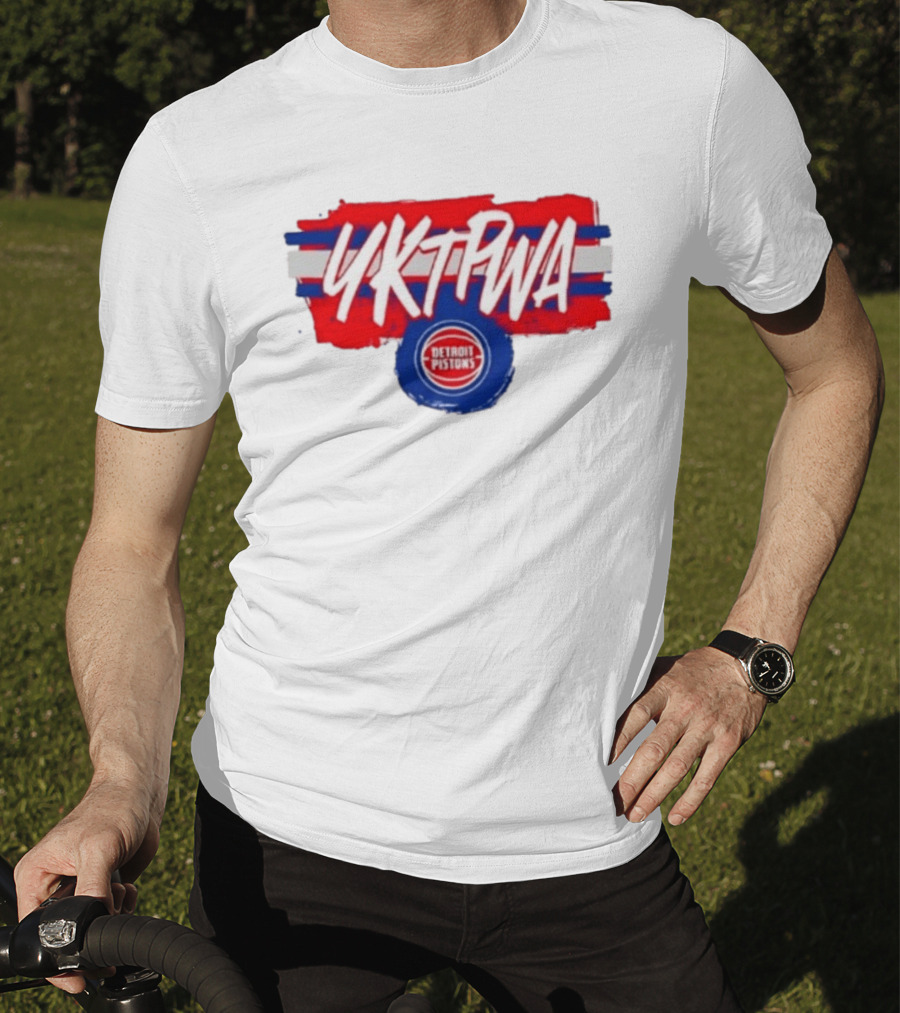 Yktpwa Detroit Pistons Celebration T-Shirt