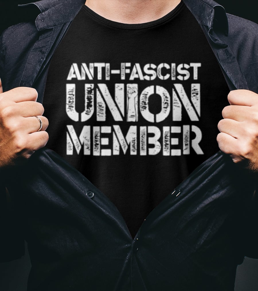 Anti Fascist Union Member Solidarity Movement T-Shirt