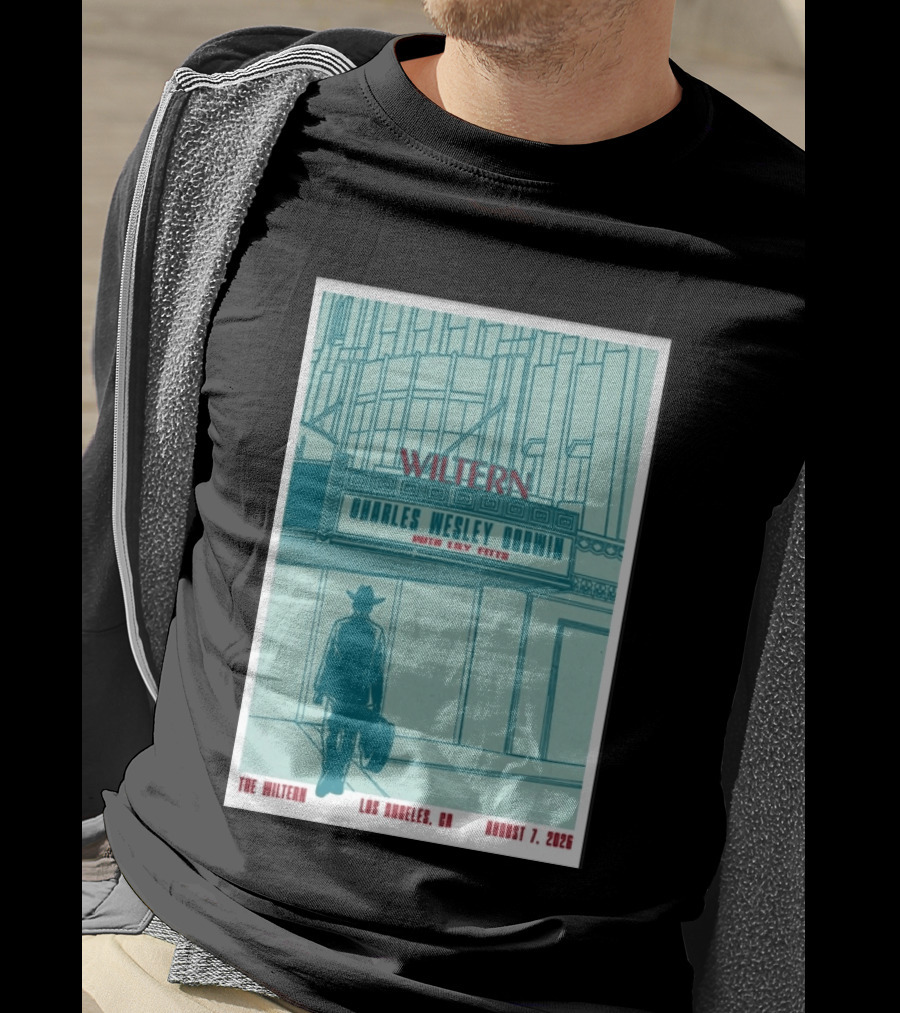 Charles Wesley Godwin Live At The Wiltern With Lilly Hiatt August 7 2026 Los Angeles CA T-Shirt