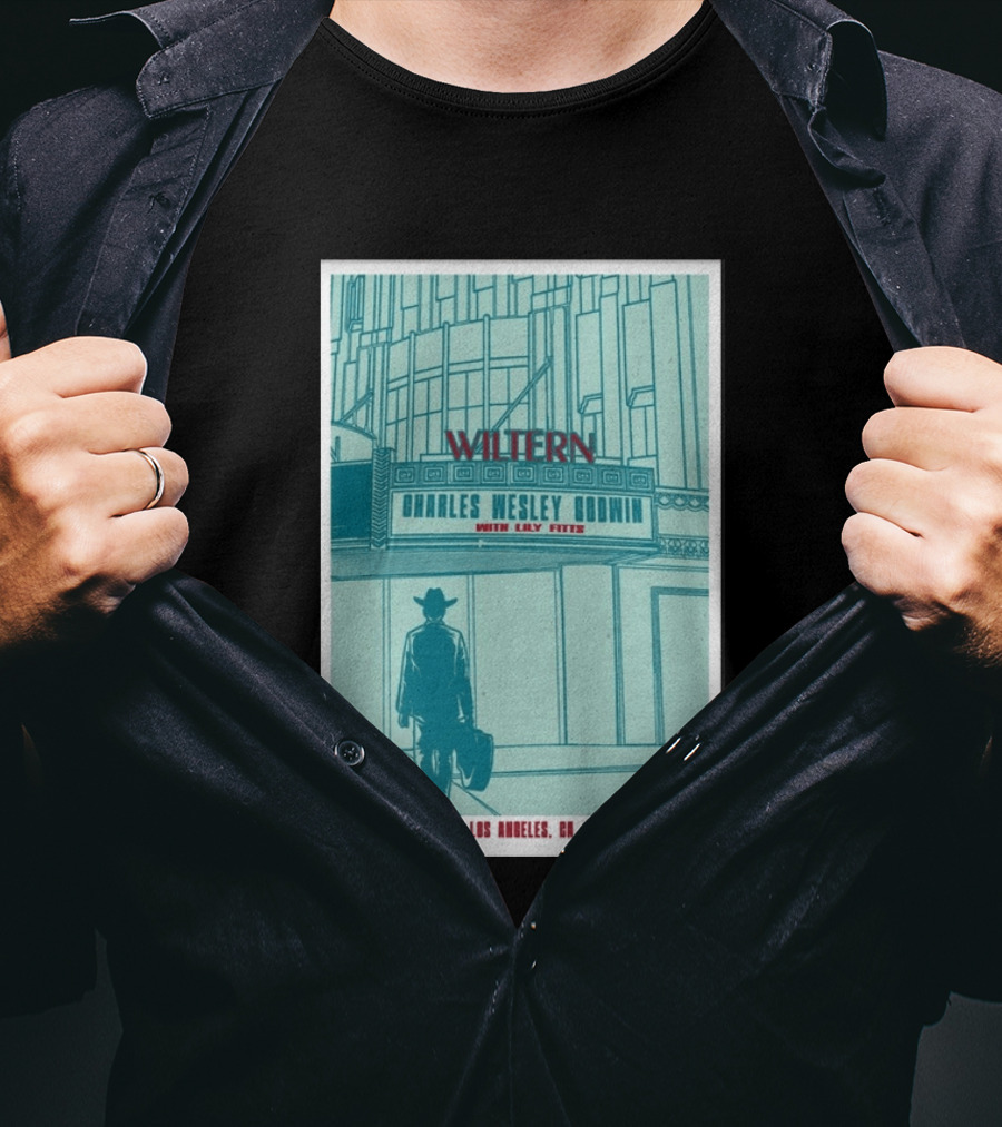 Charles Wesley Godwin Live At The Wiltern With Lilly Hiatt August 7 2026 Los Angeles CA T-Shirt